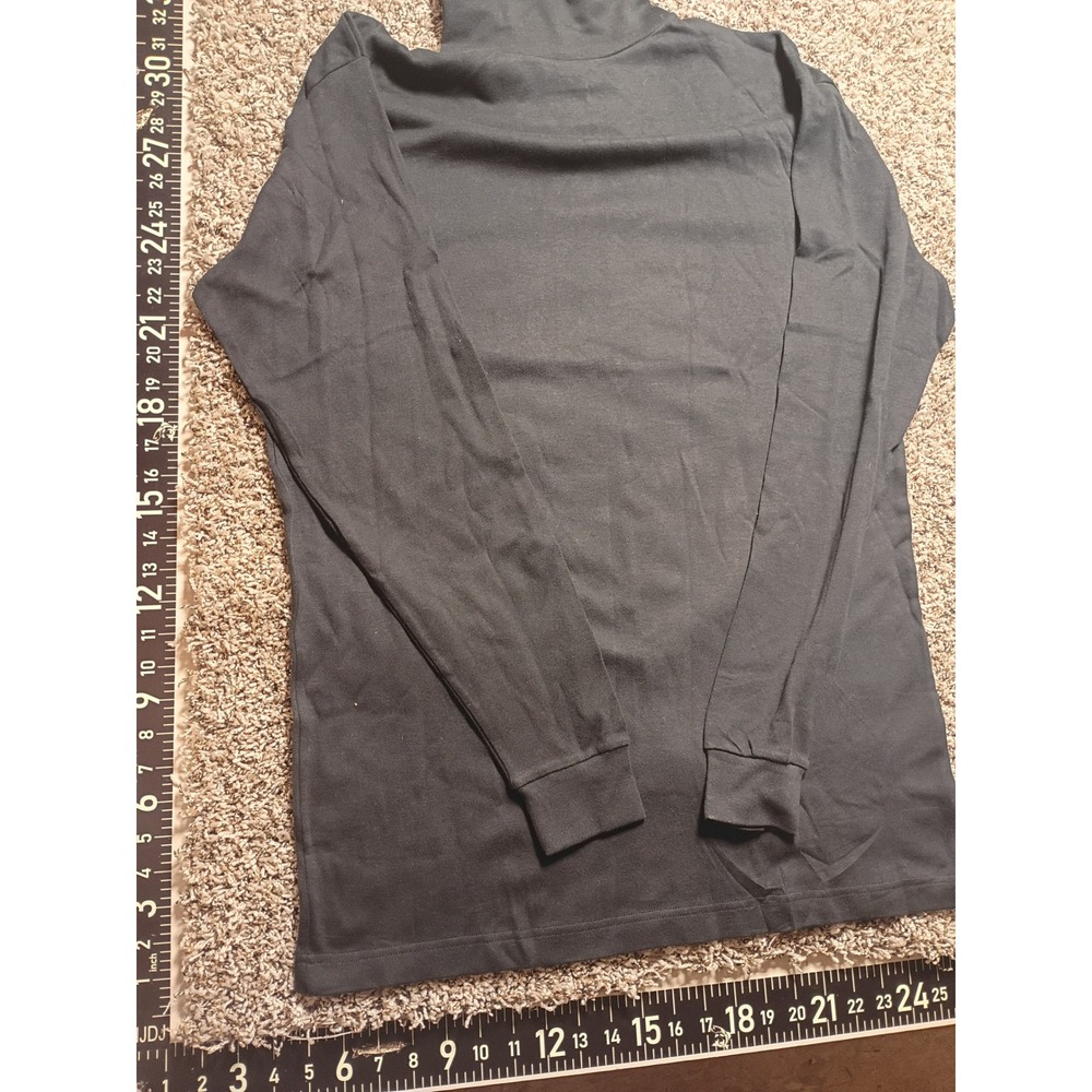 Britches Factory Store Mens XL Black Turtleneck Long Sleeve 100% Cotton NWT